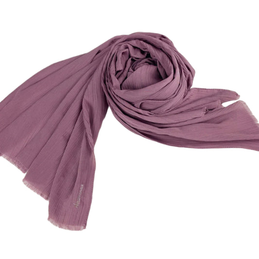 Crinkle chiffon scarf